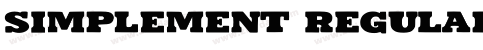 Simplement Regular字体转换